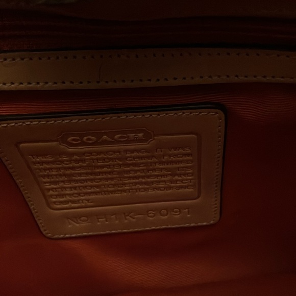 Brown/Tan Coach purse - Picture 4 of 8